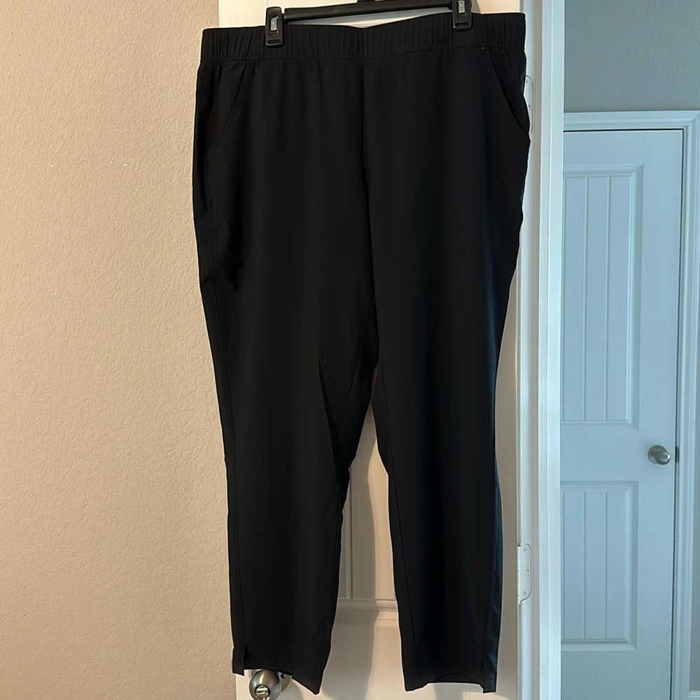 Eddie Bauer Departure Ankle Pants Blue Lightweight UPF Pull On XL